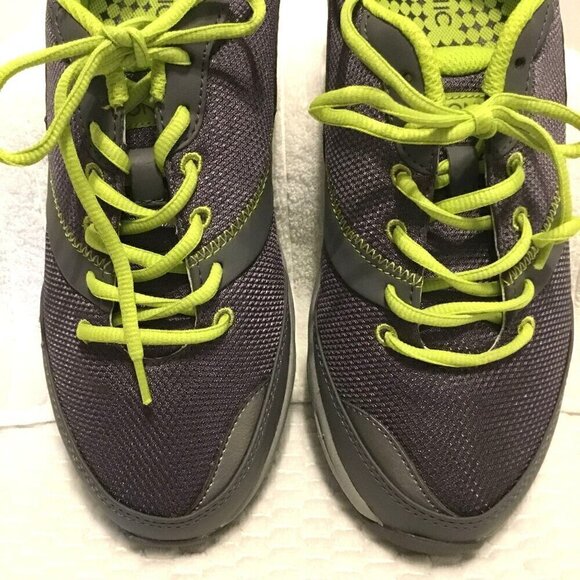 Vionic Athletic Sneakers Women's Size 9 Kona Mesh Gray and Lime Activewear Gym - Picture 6 of 12